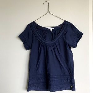 American Eagle Short Sleeve Blouse